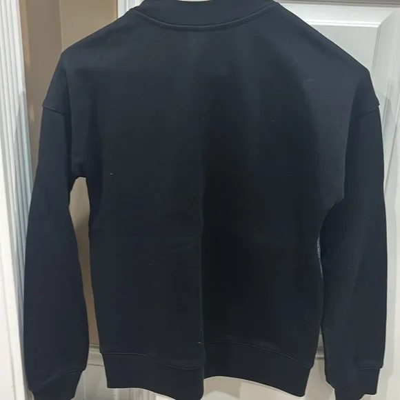 Boys Burberry Black and Gray Crewneck Sweater - Picture 4 of 4